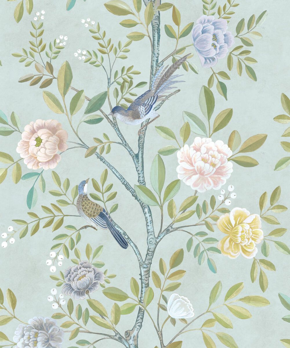 Chinoiserie Wallpaper • Classic Florals & Birds • Milton & King