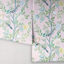 Chinoiserie Wallpaper • Classic Florals & Birds • Milton & King