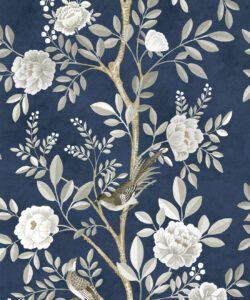 Chinoiserie Wallpaper • Classic Florals & Birds • Milton & King