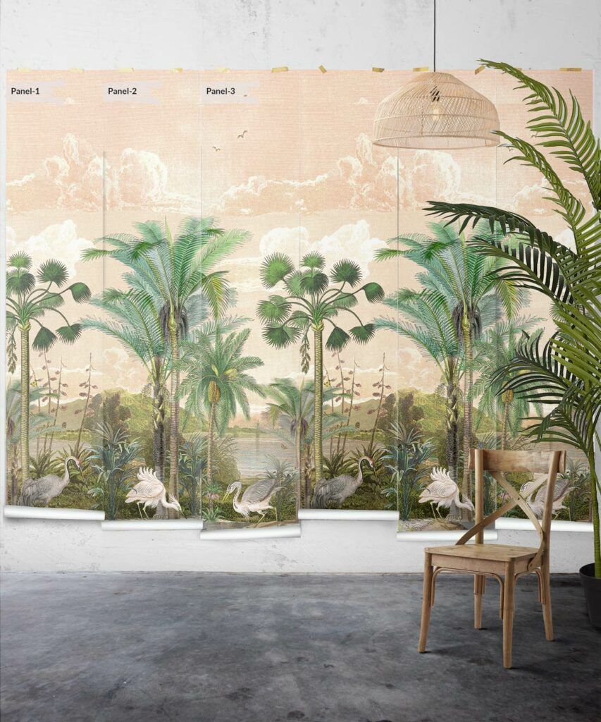 South Asian Subcontinent Mural • Tropical Mural • Milton & King