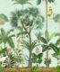 Indian Summer Wallpaper Mural •Bethany Linz • Palm Tree Mural • Blue • Swatch