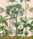 Indian Summer Wallpaper Mural •Bethany Linz • Palm Tree Mural • Pink • Swatch