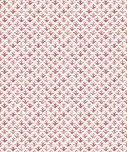 Astor Wallpaper • Dianne Bergeron • Peony • Red Wallpaper • Swatch