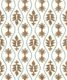 Great Jones Wallpaper • contemporary leaf • Dianne Bergeron • Chestnut • Swatch