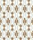 Great Jones Wallpaper • contemporary leaf • Dianne Bergeron • Chestnut • Swatch