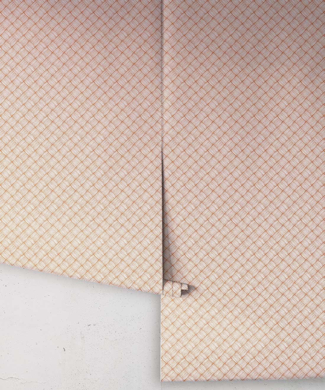 Thompson Wallpaper • Dianne Bergeron • Teracotta • Rolls