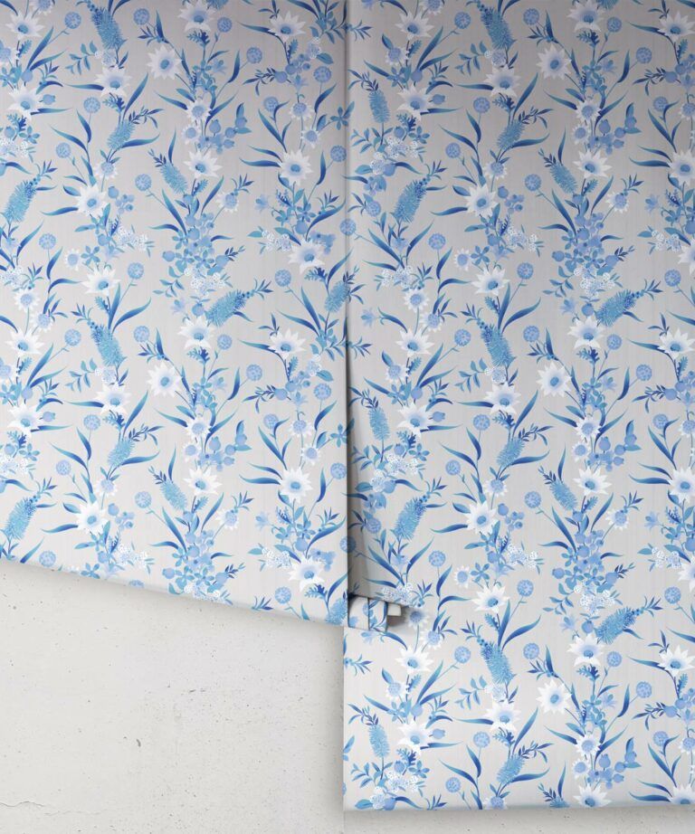 Bottlebrush Wallpaper • Classic Floral Design • Milton & King