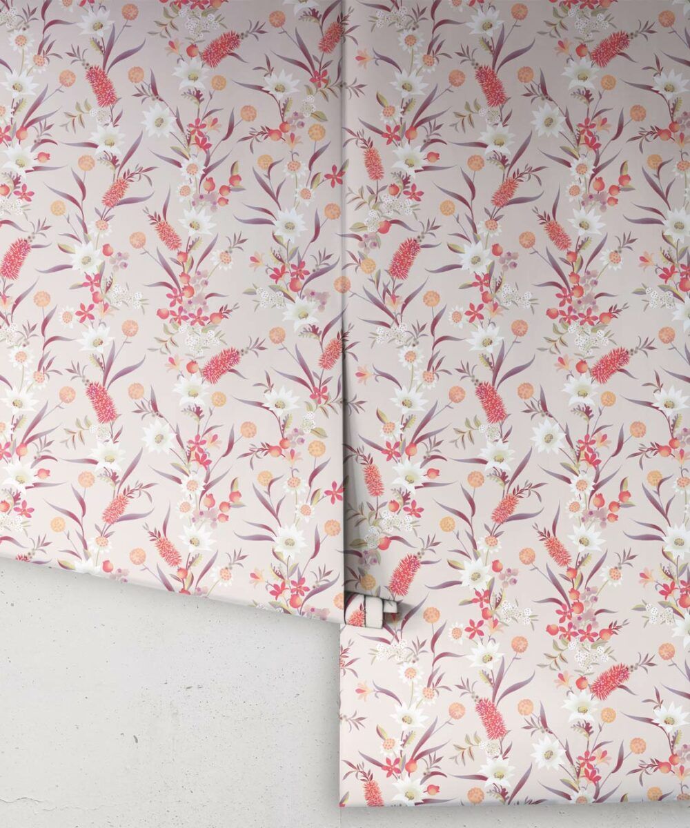 Bottlebrush Wallpaper • Classic Floral Design • Milton & King