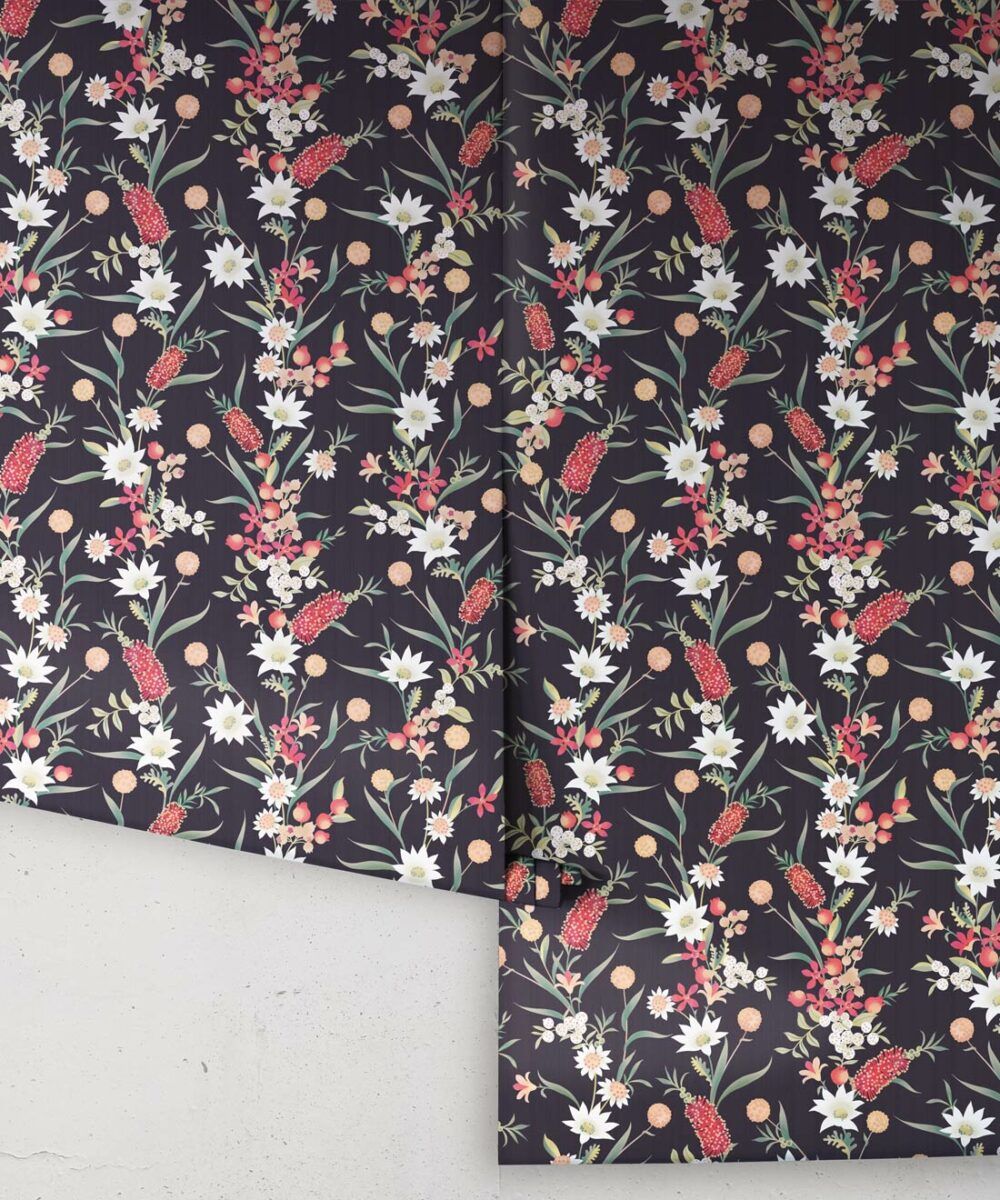 Bottlebrush Wallpaper • Classic Floral Design • Milton & King