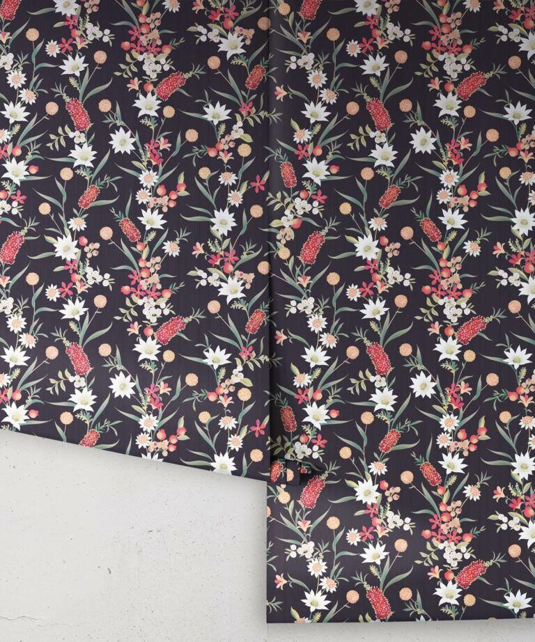 Bottlebrush Wallpaper • Classic Floral Design • Milton & King