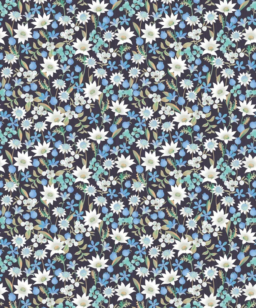 Flannel Flowers Wallpaper • Small Australian Flora • Milton & King