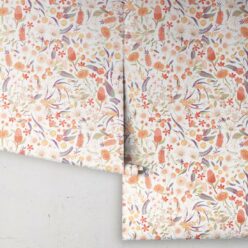 Forest Floral Wallpaper • Ivory • Rolls