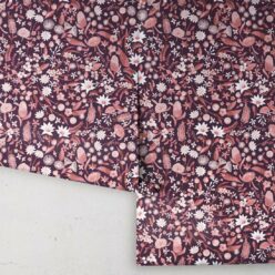 Forest Floral Wallpaper • Mulberry • Rolls