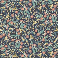 Gum Blossom Wallpaper • Blue Peach • Swatch