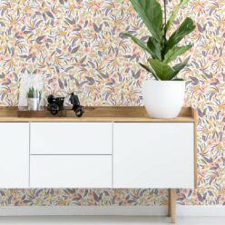 Gum Blossom Wallpaper • Ivory • Insitu