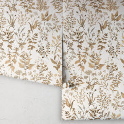 Herb Antique Wallpaper • Hackney & Co. • Stone • Roll