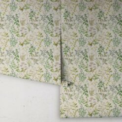 Herbarium Wallpaper • Hackney & Co. • Grey • Roll