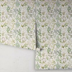 Herbarium Wallpaper • Hackney & Co. • Stone • Roll