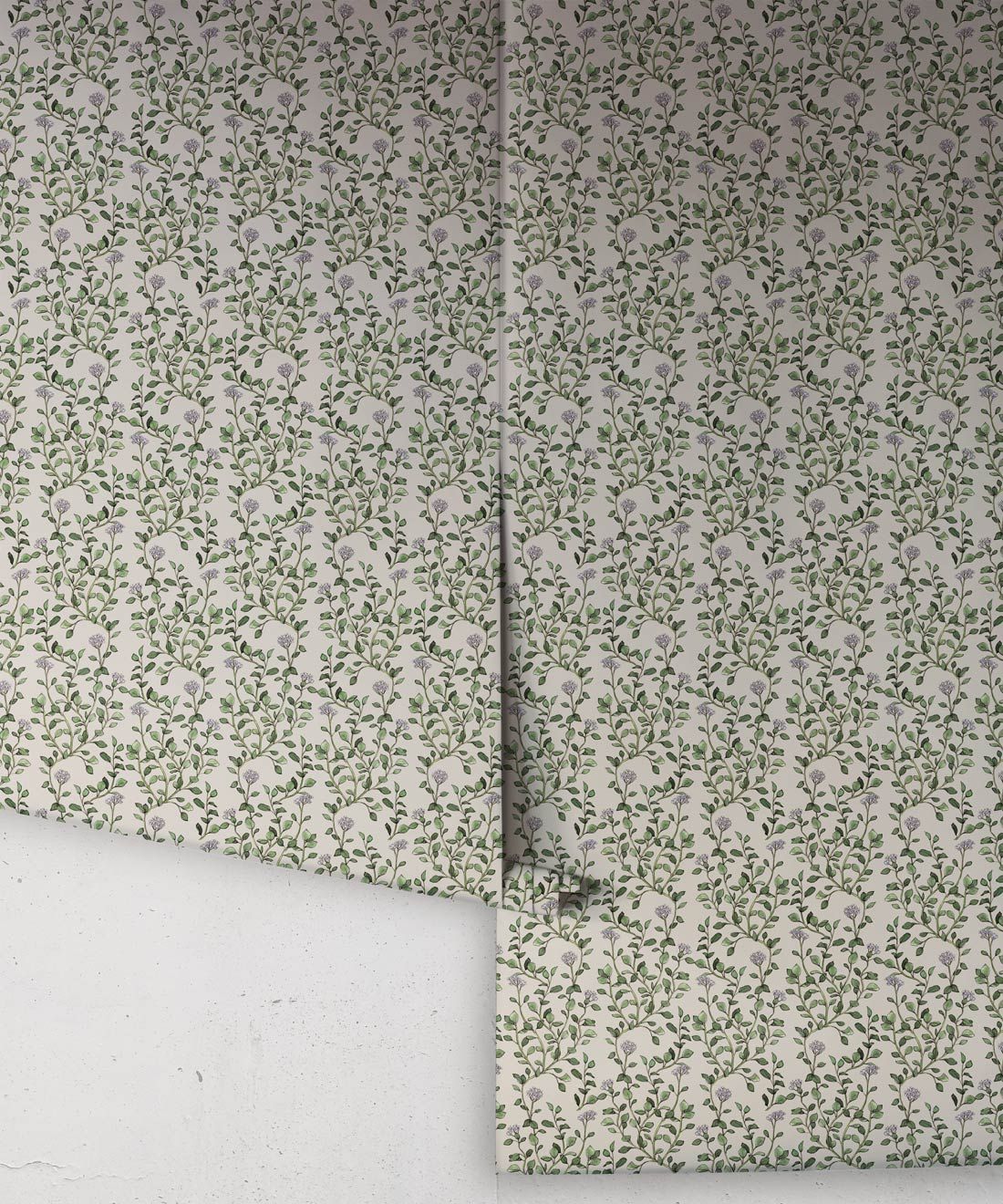 Majoram Wallpaper • Hackney & Co. • Grey • Roll