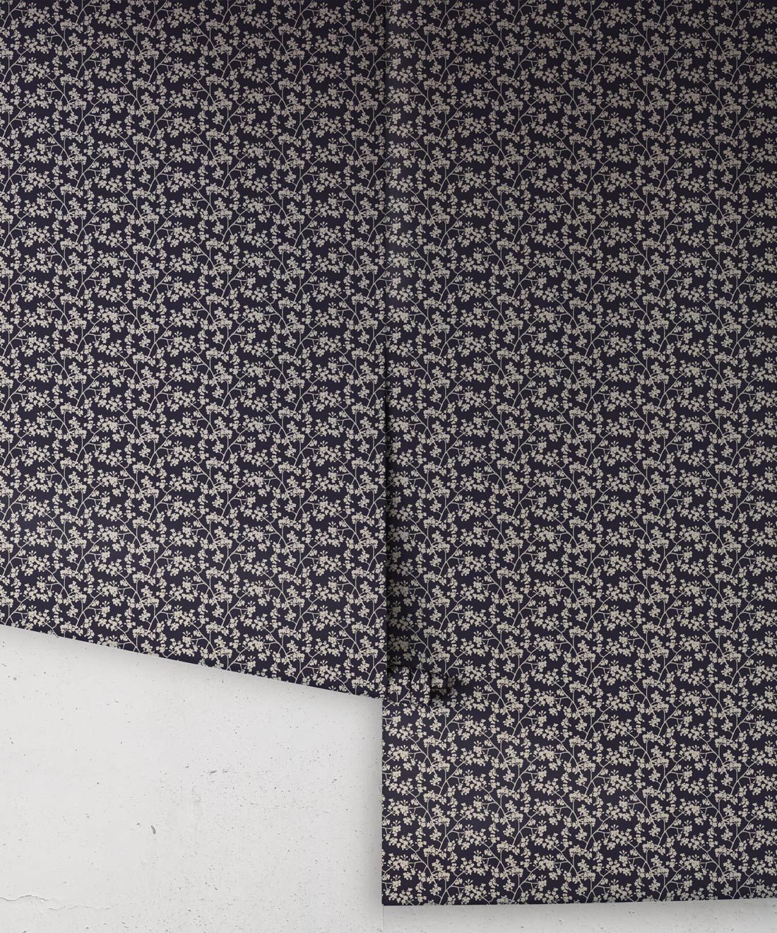 Seed Scattering Wallpaper • Hackney & Co. • Navy • Roll