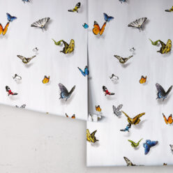 Papilio Wallpaper • Butterfly Wallpaper With Butterflies • Beige • Roll