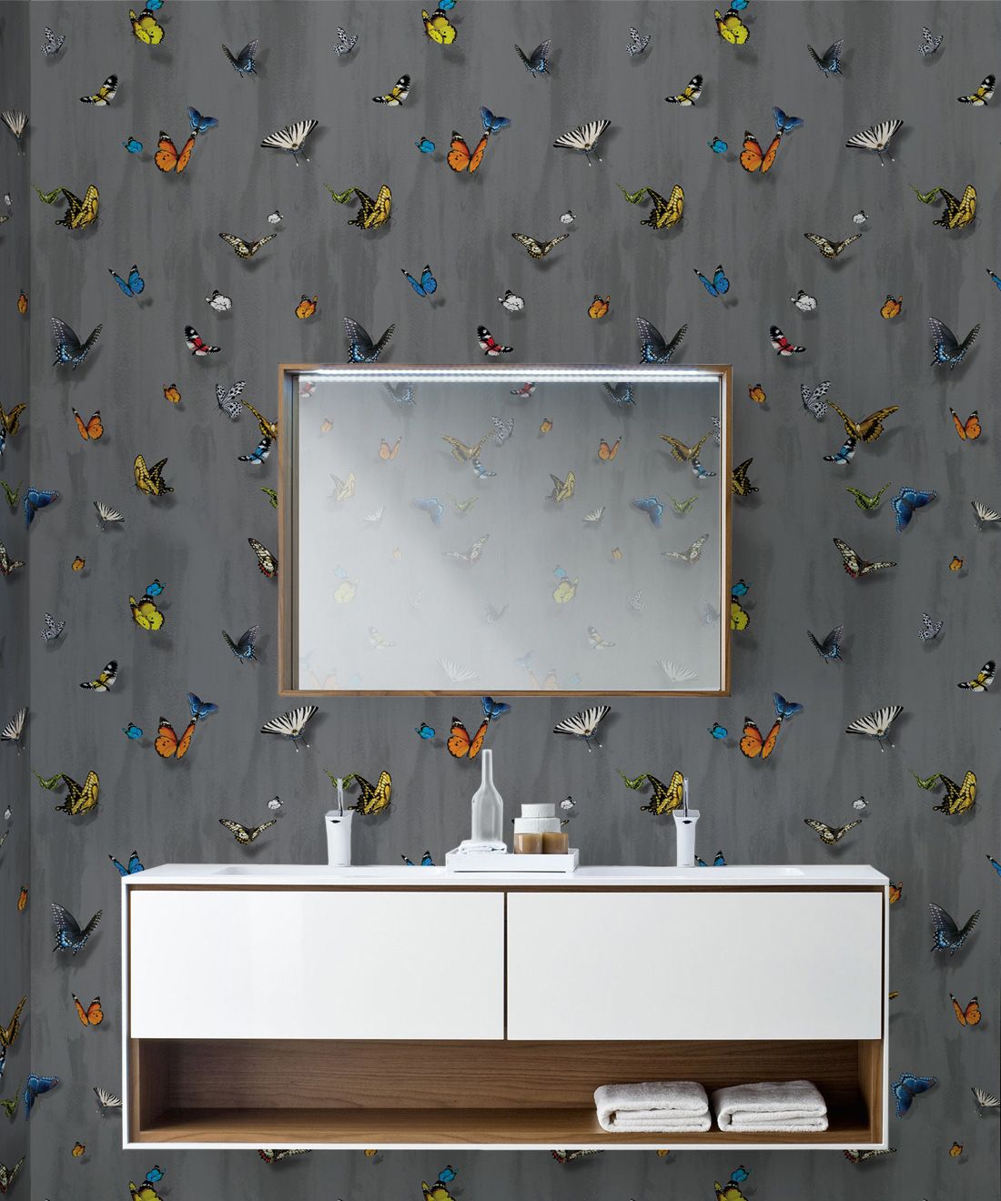 Papilio Wallpaper • Butterfly Wallpaper With Butterflies • Night • Insitu