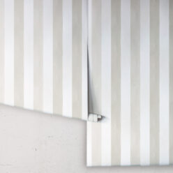 Fresco Stripe Wallpaper • Striped Wallpaper • Beige • Roll