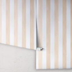 Fresco Stripe Wallpaper • Striped Wallpaper • Pink • Rolls