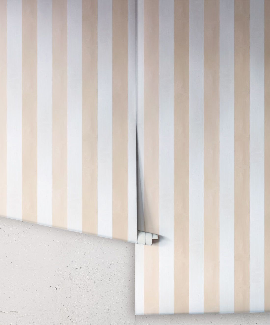 Fresco Stripe Wallpaper • Striped Wallpaper • Pink • Rolls