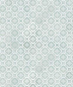 Garden Tiles Wallpaper • Geometric Wallpaper • Mint • Swatch