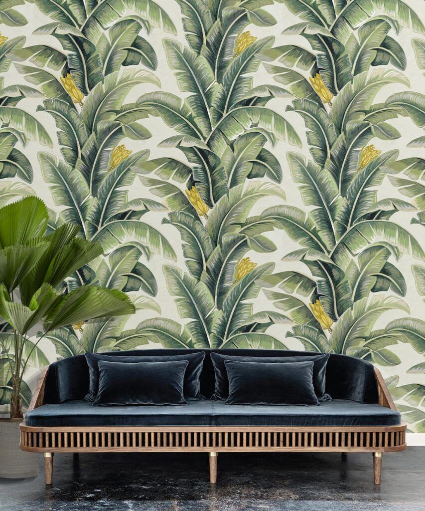 The Great Shalimar • Big Banana Leaf Wallpaper • Milton & King