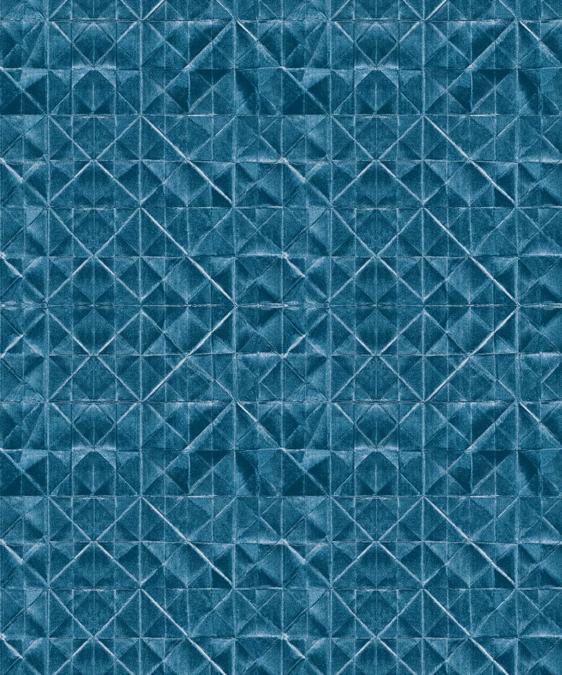 Fold Wallpaper • Shibori • Indigo • Swatch