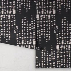 Love Notes Wallpaper • Shibori • Charcoal Reversed • Rolls