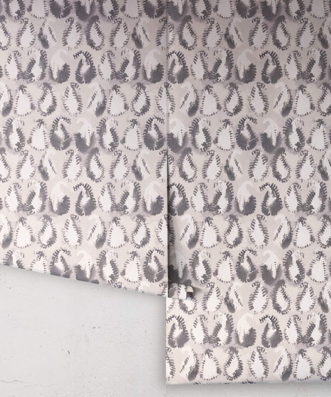 Shibori Paisley Wallpaper • Shibori • Sand • Rolls