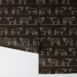 The Herd Wallpaper • Cow, Cattle, Farm Animals • Charcoal • Rols