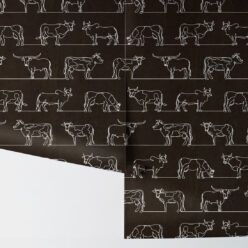 The Herd Wallpaper • Cow, Cattle, Farm Animals • Charcoal • Rols