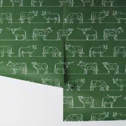 The Herd Wallpaper • Cow, Cattle, Farm Animals • Green • Rolls