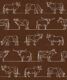 The Herd Wallpaper • Cow, Cattle, Farm Animals • Leather • Swatch