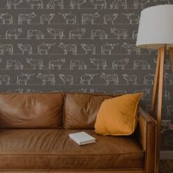 The Herd Wallpaper • Cow, Cattle, Farm Animals • Stone • Insitu
