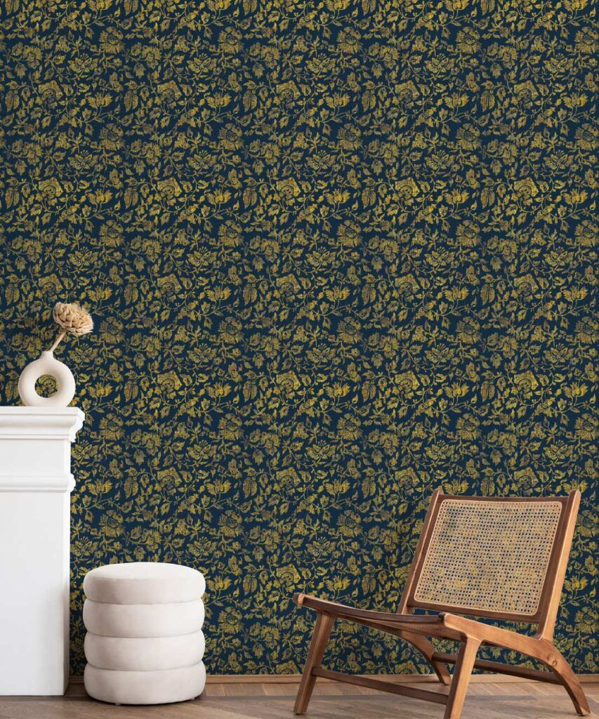 Damask Bloom Wallpaper • Multi Cultural Style • Milton & King