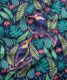 Exotic Kingfishers Fabric • Bird Fabric • Original • Swatch