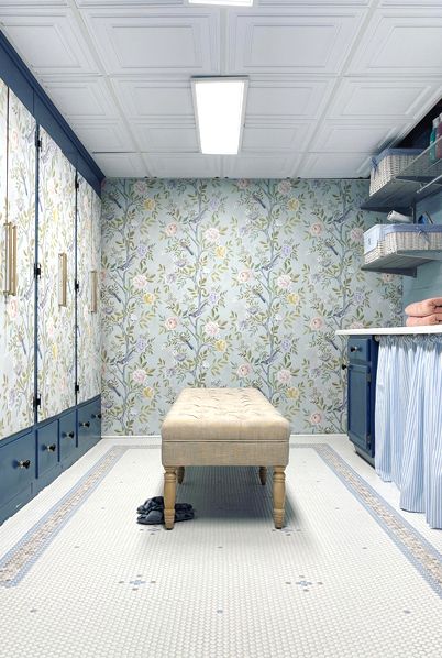 Laundry Room Wallpaper • Chinoiserie Wallpaper • Blog • Portrait