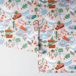 Pool Party Wallpaper • Jacqueline Colley • Coral • Rolls