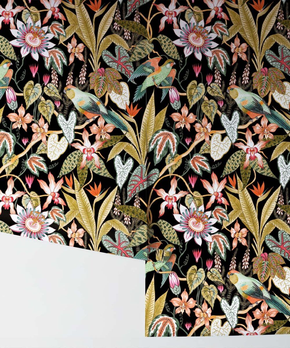 Parrot Jungle Wallpaper • Tropical Birds • Milton & King