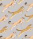 Amazon Big Cat Wallpaper • Jaguars & Pumas • Warm Grey • Swatch
