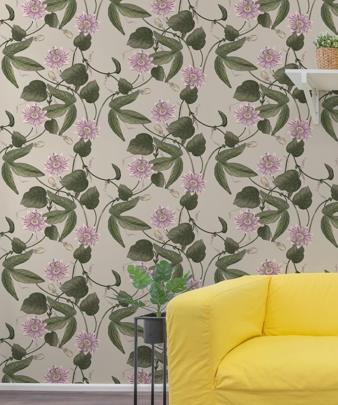 Passiflora Wallpaper • Stone • Insitu