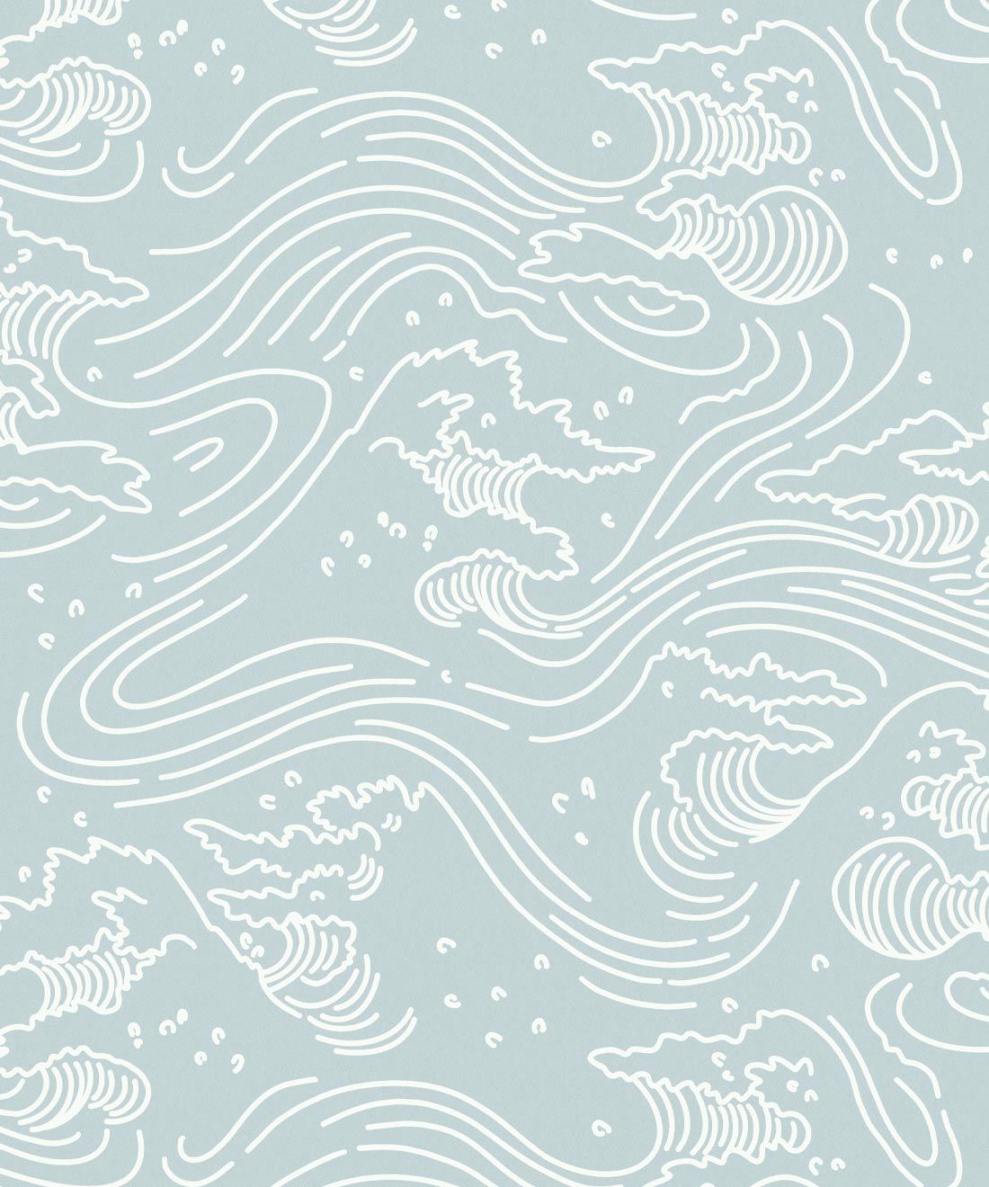 Pororoca Wave Wallpaper • Sky • Swatch