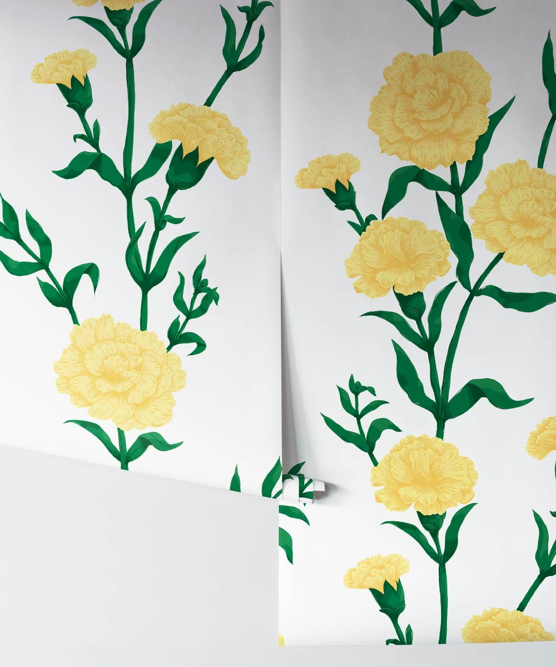 What In Carnation Wallpaper • Floral Wallpaper • Goldenblatt • Rolls