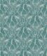 Deep Sea Wallpaper • Floral Wallpaper • Aqua • Swatch