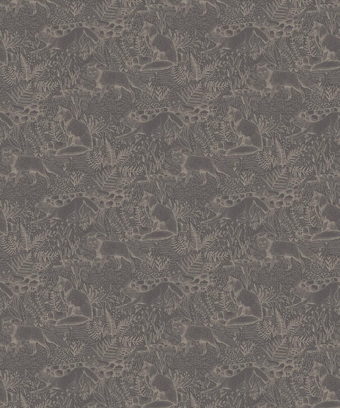 Fox Wallpaper • Animal Wallpaper • Dusk • Swatch